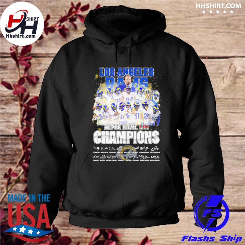 Los Angeles Rams Super Bowl Champions signatures shirt, hoodie, longsleeve  tee, sweater