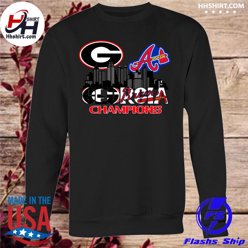 Official 2021 Champions UGA Bulldogs Braves Shirt, hoodie, longsleeve tee,  sweater