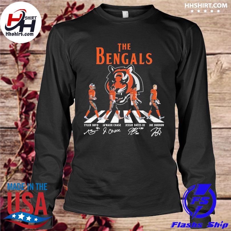 Official The Bengals Abbey Road signatures 2022 shirt, hoodie, sweater,  long sleeve and tank top