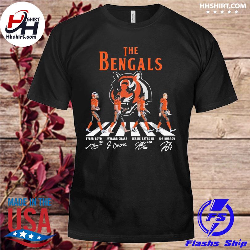 Mario The Cincinnati Bengals Abbey Road T-shirt, hoodie, sweater, long  sleeve and tank top