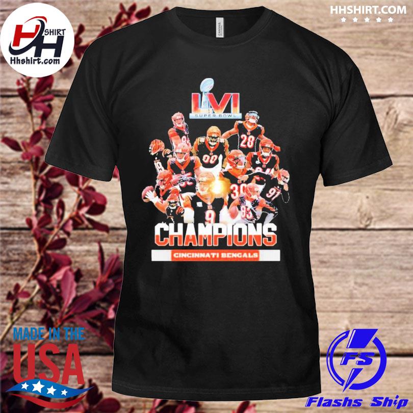 Team football Cincinnati Bengals LVI Super Bowl Champions shirt, hoodie,  sweater, long sleeve and tank top