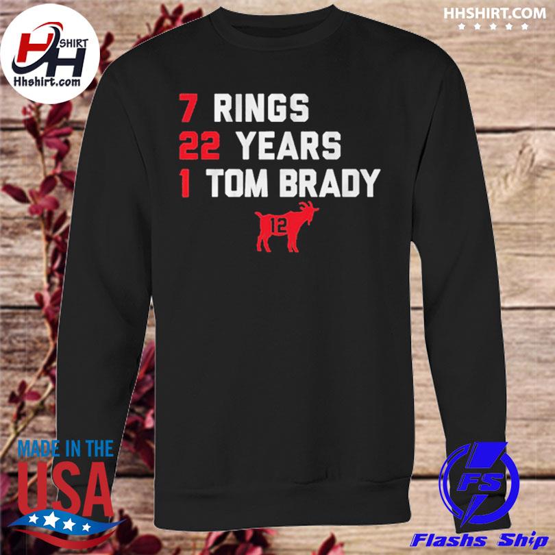 Tom Brady GOAT List Shirt, hoodie, sweater, long sleeve and tank top