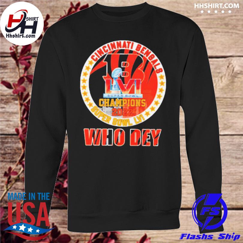 Who Dey Cincinnati Bengals Super Bowl 2022 T-Shirt, hoodie