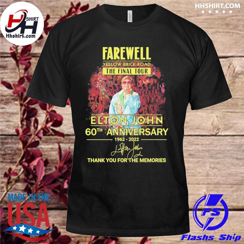 Elton John Farewell Tour Yellow Brick Road The Final Tour 2022 Shirt