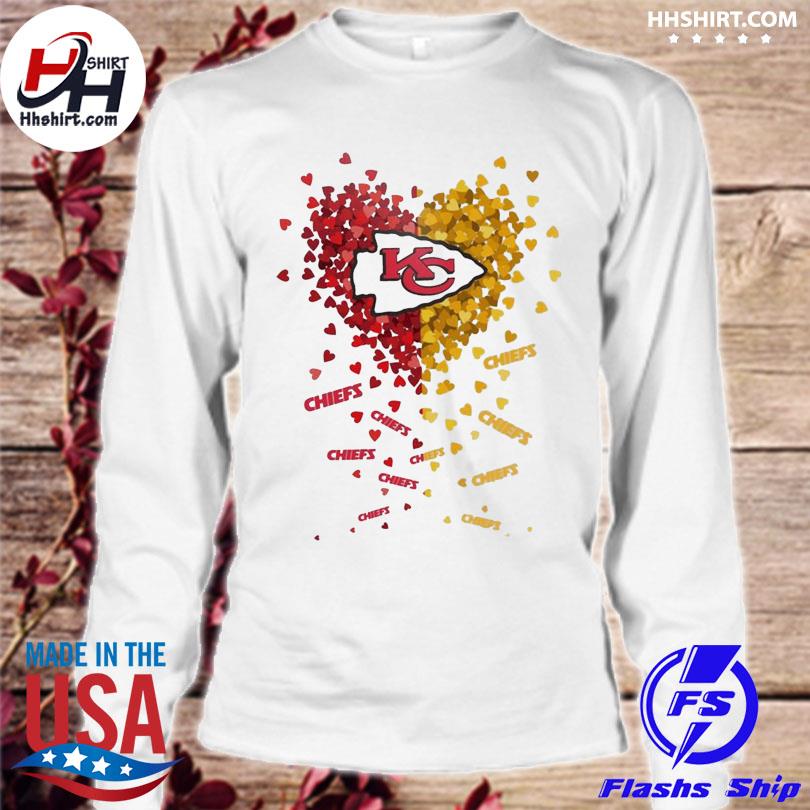 Kansas City Chiefs heart shirt, hoodie, sweater, long sleeve and