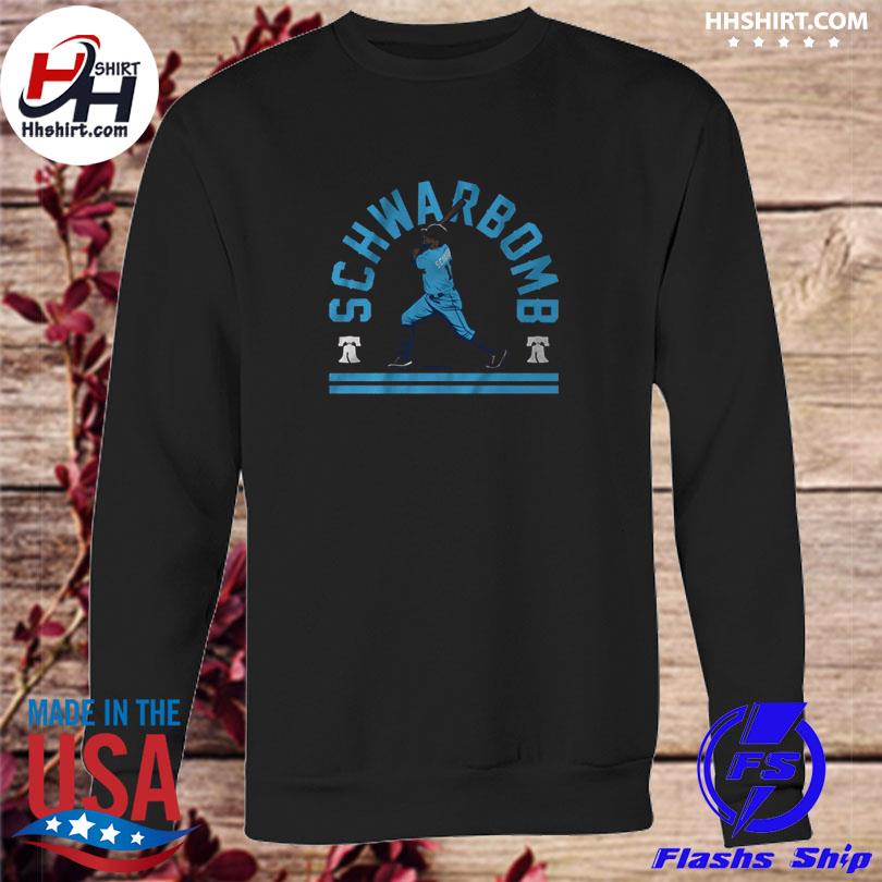 Phillies Kyle Schwarber schwarbomb shirt - Guineashirt Premium ™ LLC
