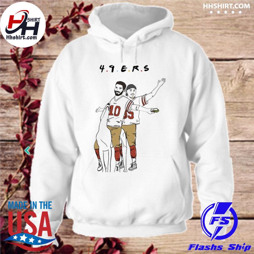 San francisco 49ers roster friend's jimmy garoppolo and brian hill dog  49ers shirt, hoodie, longsleeve tee, sweater