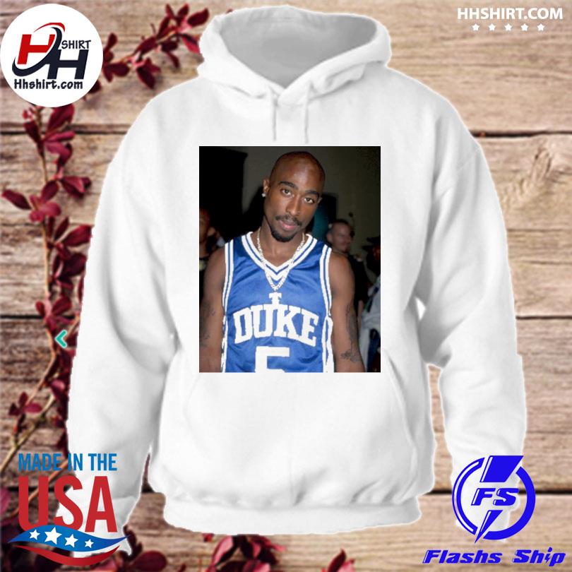 Tupac wearing Capel's Duke Jersey. Just Wait til I add the stones, By  Xcellent Dreamz