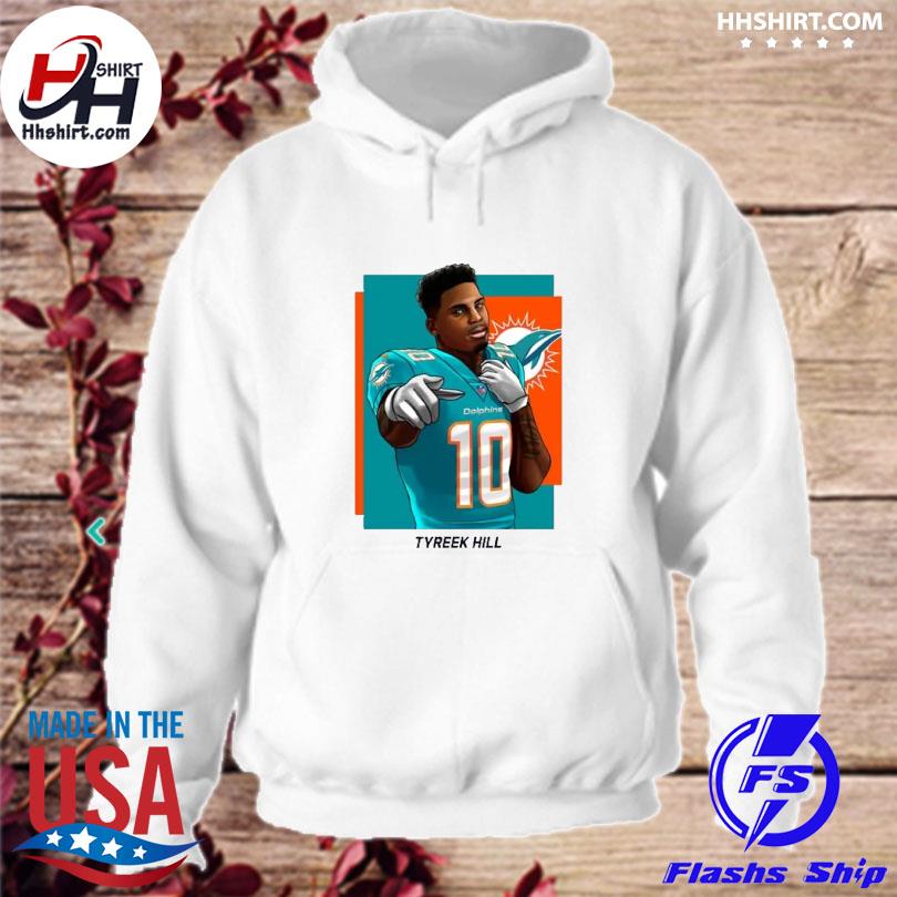 Dolphins Cheetah Tyreek Hill Logo T-shirt 