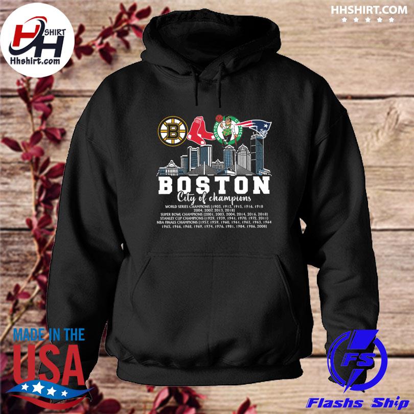 Boston City Of Champions Patriot Red Sox Celtics And Bruins Shirt