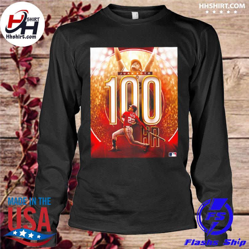 Congratulations Juan Soto On 100 Goals MLB T-Shirt, hoodie