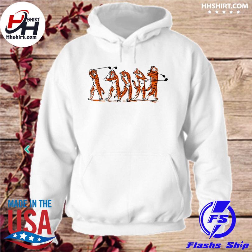 Golf tiger swing shirt, hoodie, sweater, long sleeve and tank top