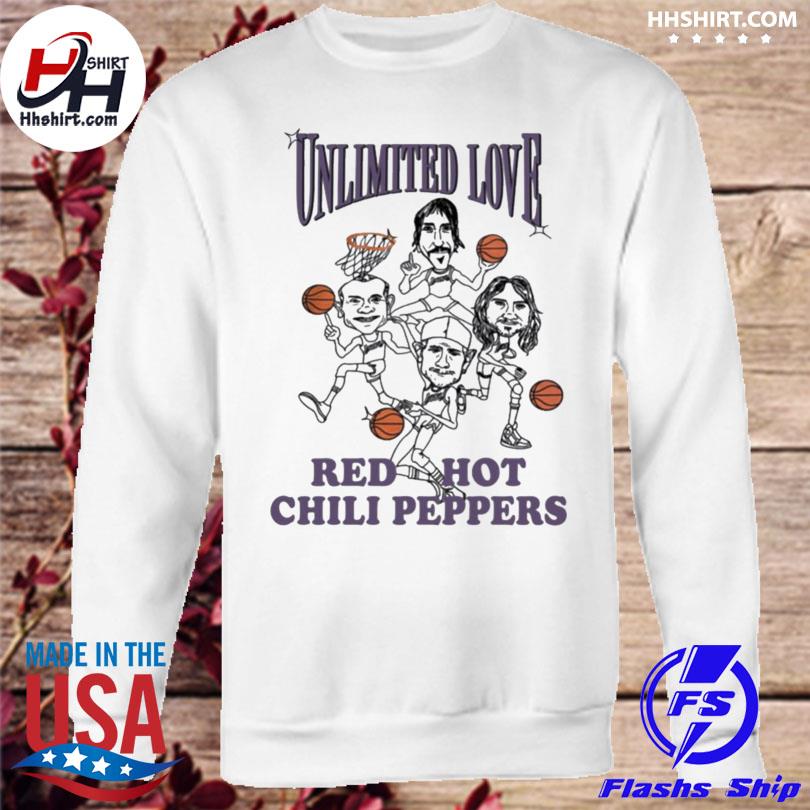 Official Los Angeles Lakers Unlimited Love Red Hot Chili Peppers Shirt,  hoodie, sweater, long sleeve and tank top
