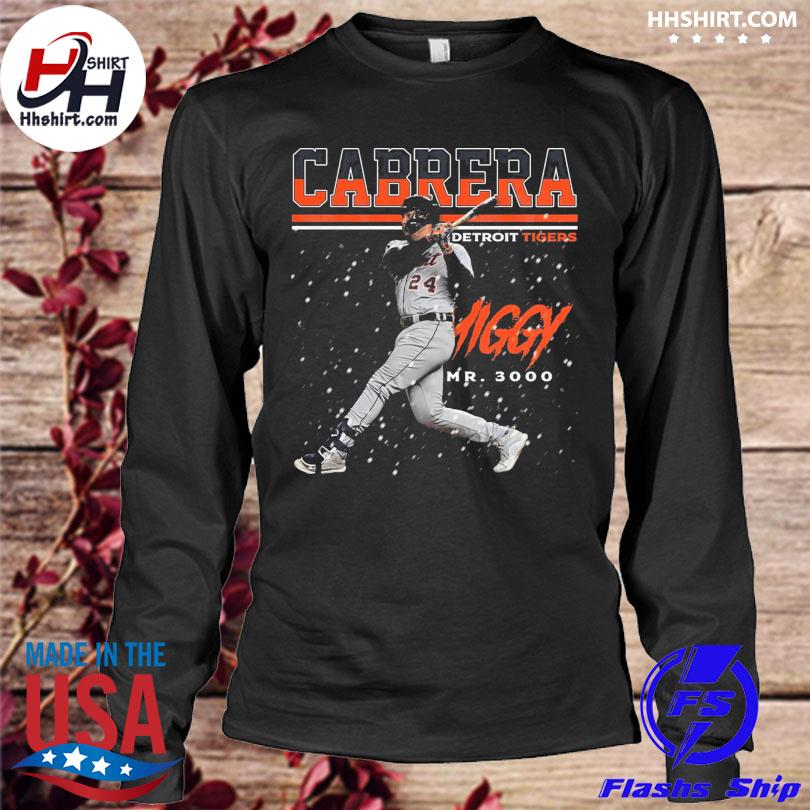 Miguel cabrera detroit tigers mr 3000 graphic shirt