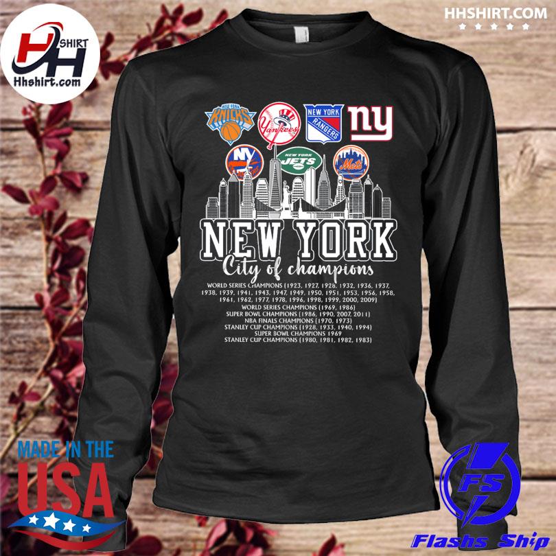 New York Sport Team Ny Yankees Ny Knicks And Ny Giants Shirt