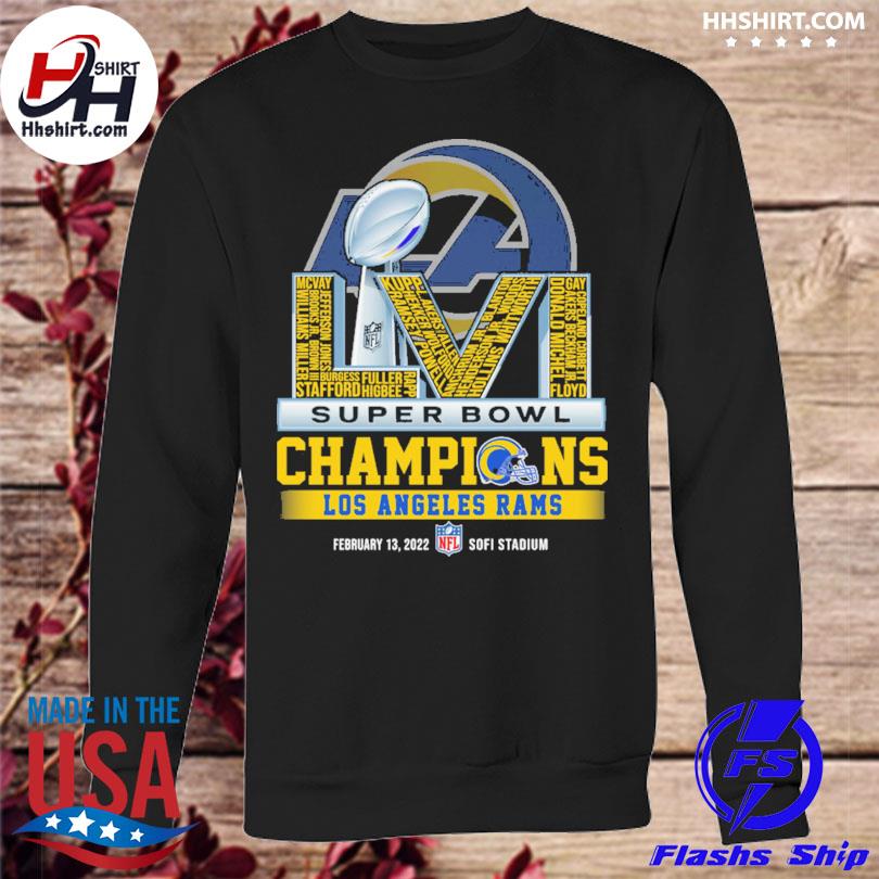 Official Los Angeles Rams Super Bowl Champions 2022 Shirt, hoodie