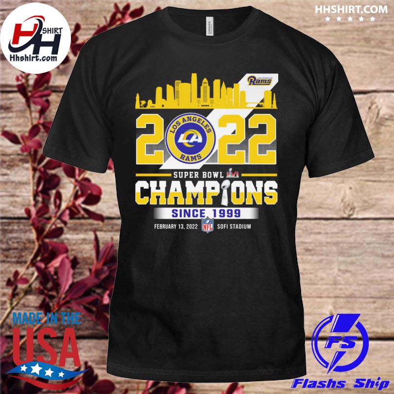 Official Los Angeles Rams Super Bowl LVI Champions First Time Since 1999  Shirt - Teespix - Store Fashion LLC