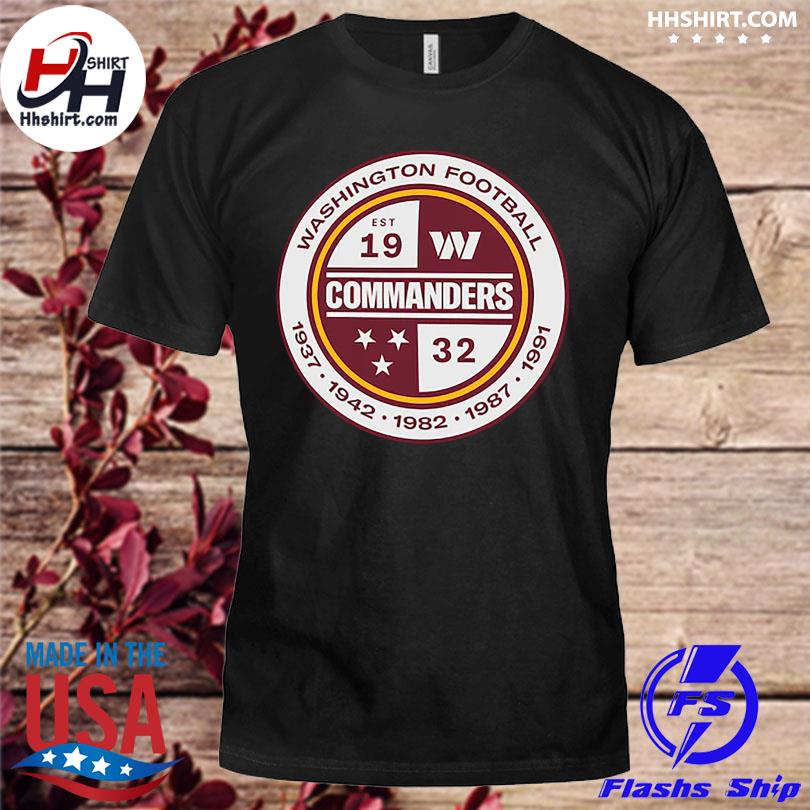 Official Washington Commanders T-Shirts, Commanders Tees, Shirts