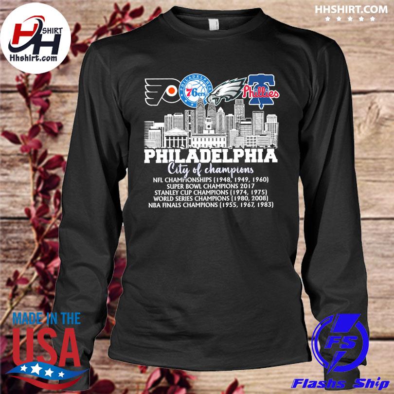 Philadelphia Phillies 2008 World Series Champions Long Sleeve T-Shirt