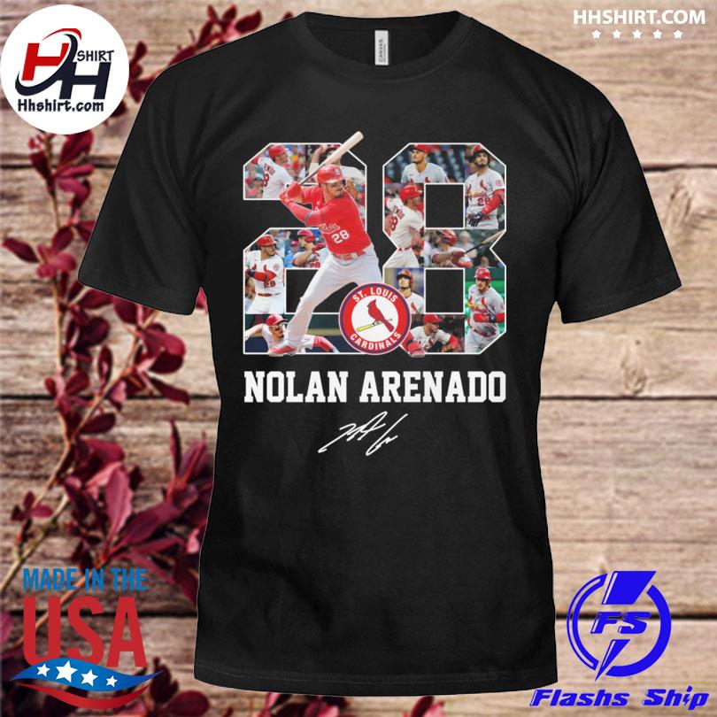 St. Louis Cardinals 28 Nolan Arenado signature shirt