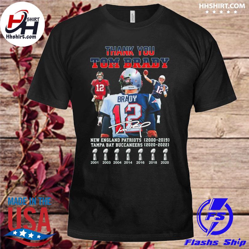 Funny Tampa Bay Buccaneers Thank you Tom Brady signature 2022 shirt,  hoodie, sweater, long sleeve and tank top