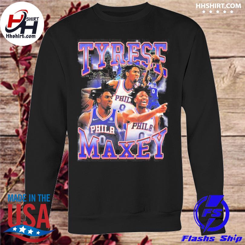 tyrese maxey t shirt jersey