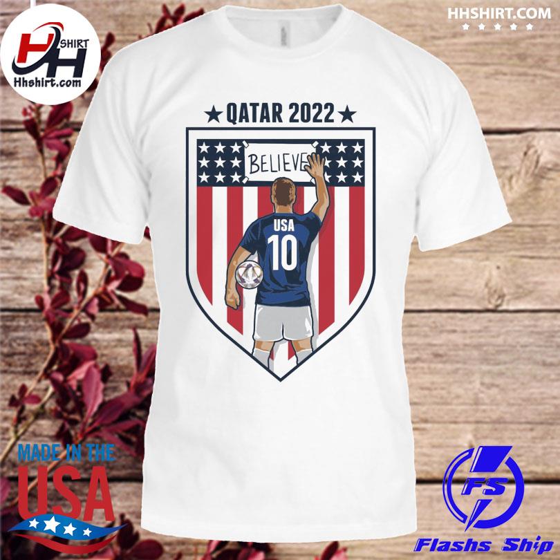 USMNT Believe Qatar 2022 USA World Cup Soccer Shirt - Teespix - Store  Fashion LLC