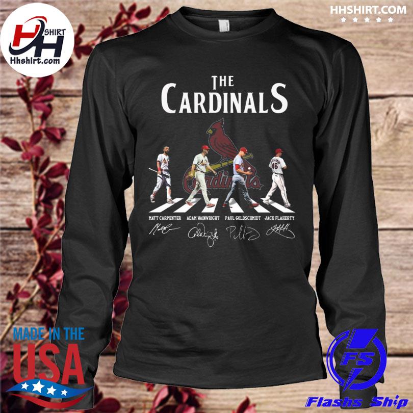 Albert Pujols Yadier Molina Adam Wainwright St Louis Cardinals Abbey Road  signatures Shirt, hoodie, longsleeve tee, sweater