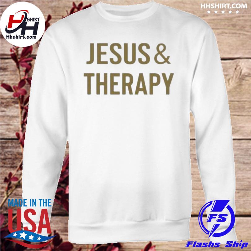 jesus and therapy hoodie