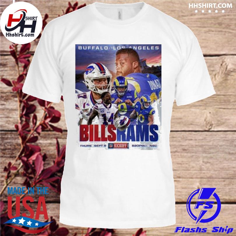 NFL Kickoff 2022 Los Angeles Rams Vs Buffalo Bills T-Shirt