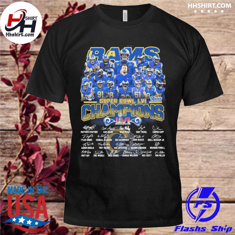 Official lA Rams Super Bowl LVI Champions T-shirt, hoodie, sweater, long  sleeve and tank top