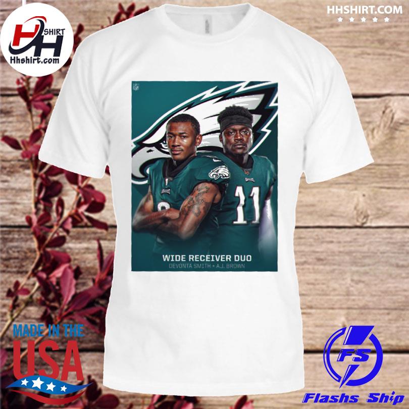 Official brothers AJ Brown DeVonta Smith Philadelphia Eagles shirt