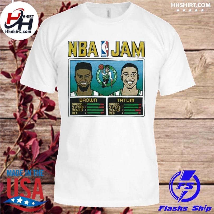 Official NBA Jam Celtics Brown And Tatum Shirt, hoodie, sweater