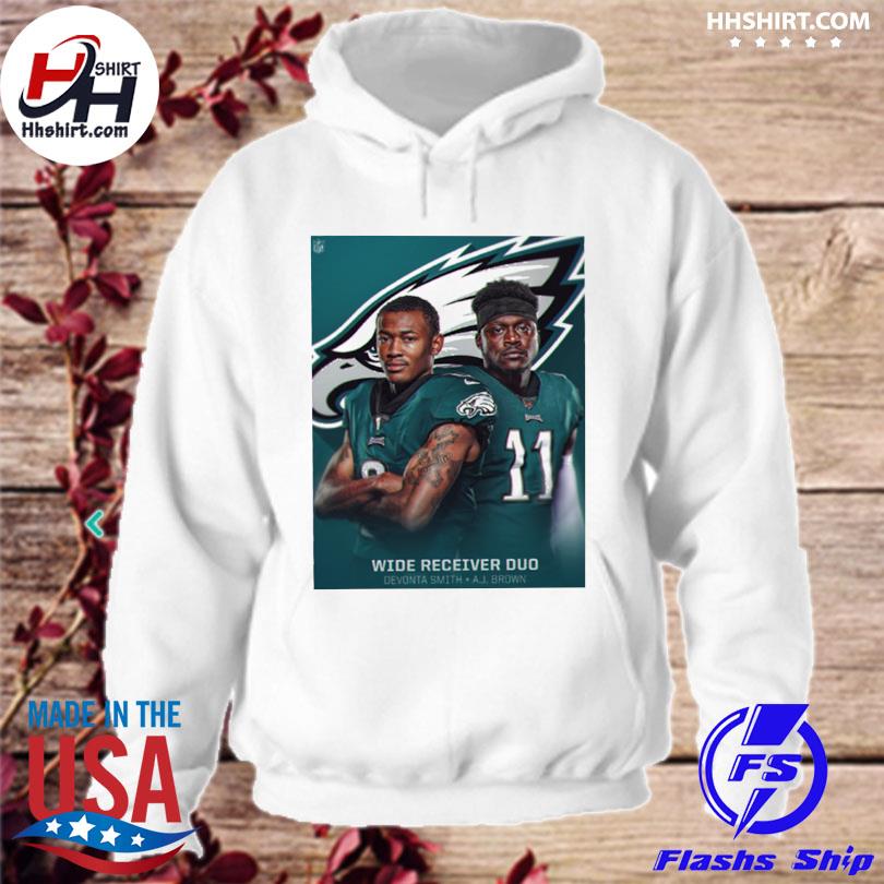 Wide Receiver Duo Devonta Smith And A J Brown Philadelphia Eagles