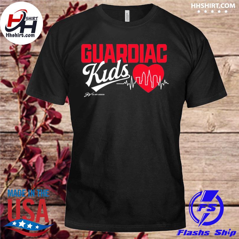 Cleveland guardians kids heartbeat shirt, hoodie, longsleeve tee
