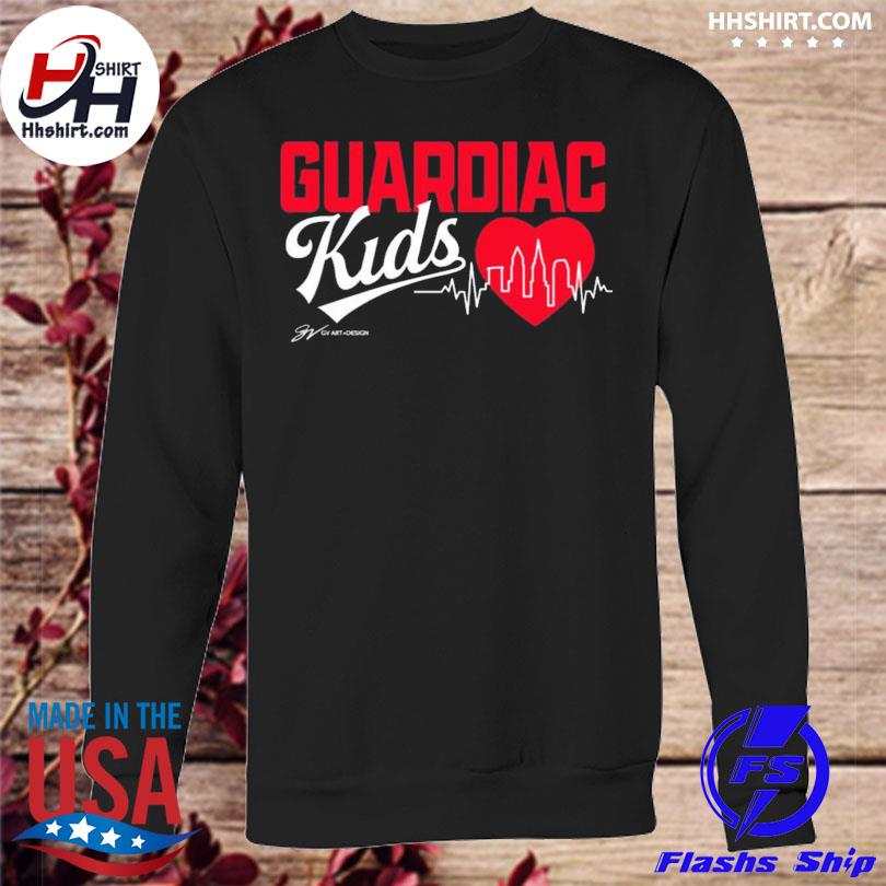 Cleveland guardians kids heartbeat shirt, hoodie, longsleeve tee