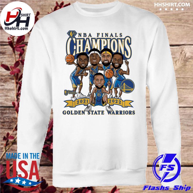 Golden State Warriors NBA Finals 2021 2022 Champions Caricature cartoon  shirt, hoodie, sweater, long sleeve and tank top