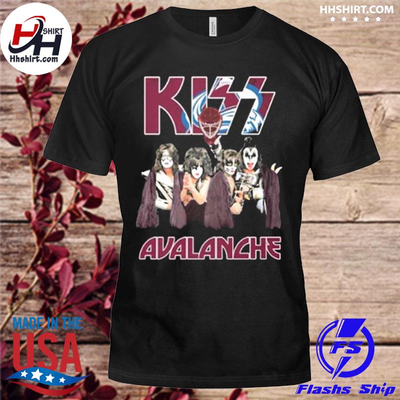Kiss Band 2022 stanley cup champions colorado avalanche shirt