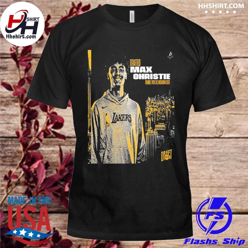 NBA 2022 NBA Draft Los Angeles Lakers Max Christie Drafted Round 2 Pick 35  Unisex T-Shirt - REVER LAVIE