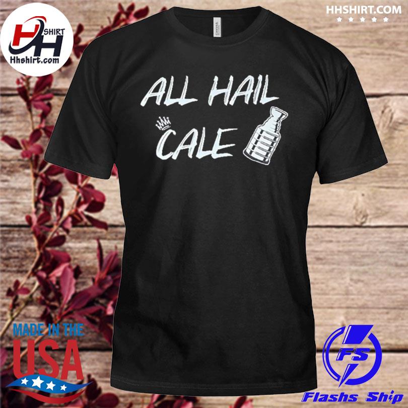 Nhl 2022 stanley cup champions all hail cale cale makar colorado avalanche shirt