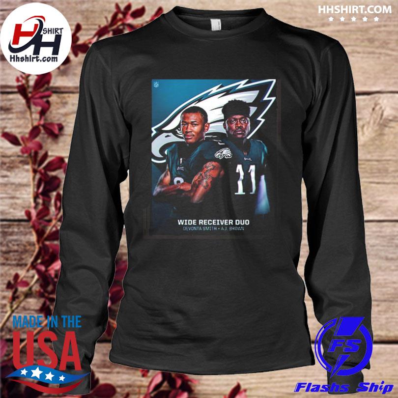 Wide Receiver Duo Devonta Smith And A J Brown Philadelphia Eagles T-Shirt,  hoodie, sweater, long sleeve and tank top