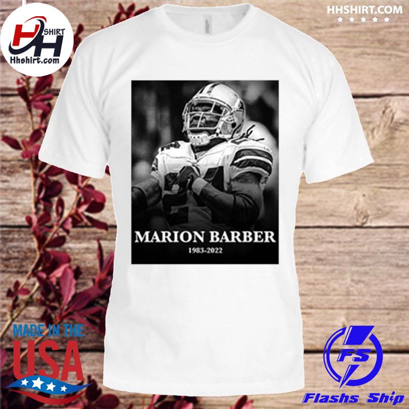 Rip Marion barber III 1983-2022 black white official shirt, hoodie,  longsleeve tee, sweater