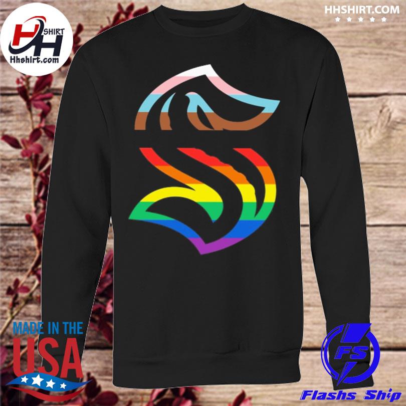 Seattle Kraken Hockey Pride logo 2022 shirt, hoodie, sweater, long sleeve  and tank top