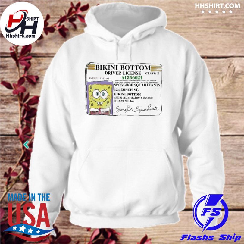 Bikini bottom license online hoodie