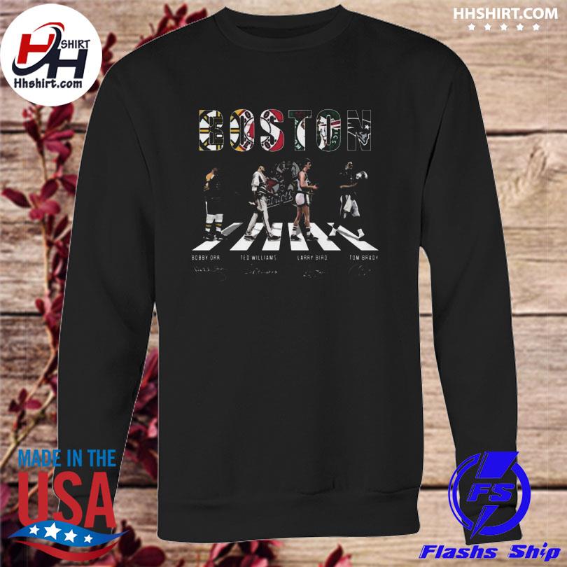 Boston Sports Teams Abbey Road Signatures 2022 Shirt