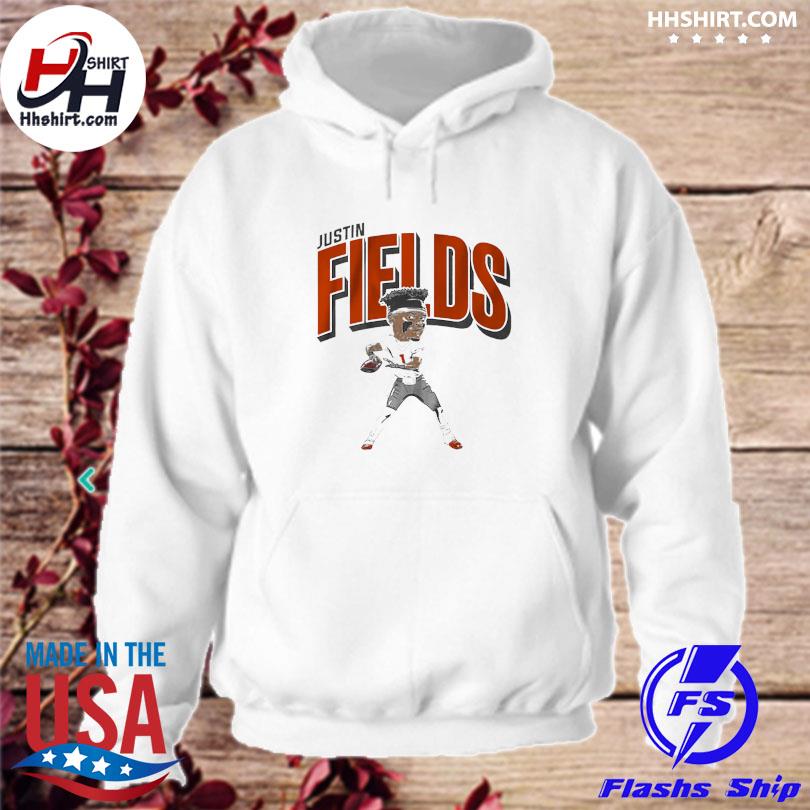 Chicago Bears Justin Fields Caricature Shirt, hoodie, sweater, long sleeve  and tank top