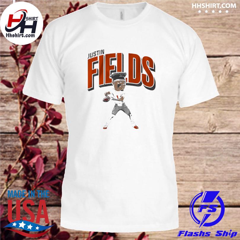 Justin Fields Chicago Bears retro shirt, hoodie, sweater, long