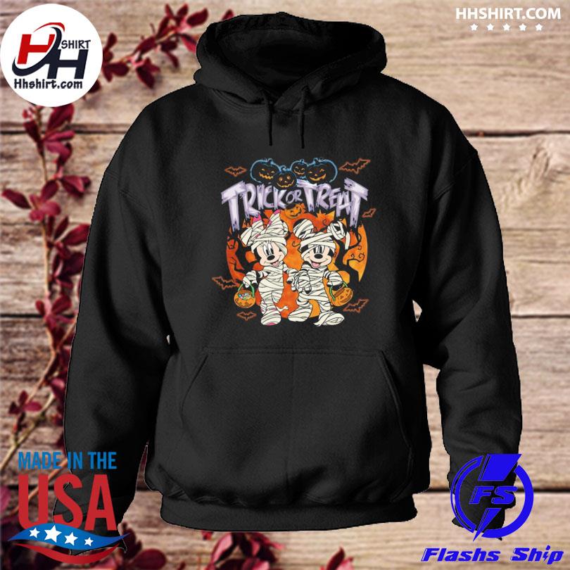 Disney trick or treat mickey and minnie halloween s hoodie