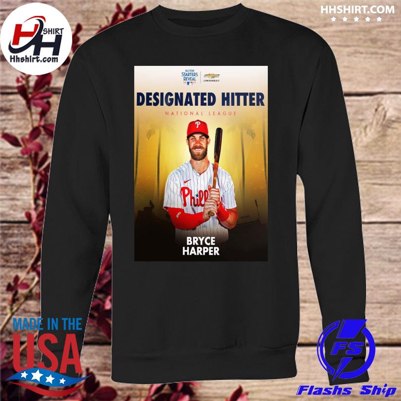 MLB All-Star Starters Reveal 2022 Designated Hitter National League Bryce  Harper T-Shirt