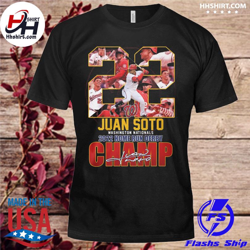 Juan Soto Washington Nationals 2022 home run derby champ signature